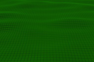 Dalgalı yüzeyi küp, arka plan yaptı