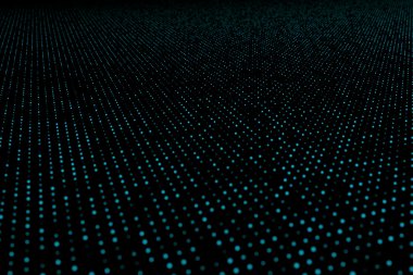 parlayan parçacıkların soyut dijital teknoloji arka plan yaptı