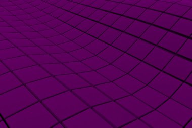 Dalgalı yüzeyi küp, arka plan yaptı