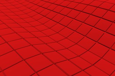 Dalgalı yüzeyi küp, arka plan yaptı