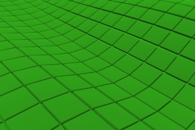 Dalgalı yüzeyi küp, arka plan yaptı