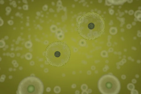 Наукова ілюстрація клітин, що діляться осмосом — стокове фото