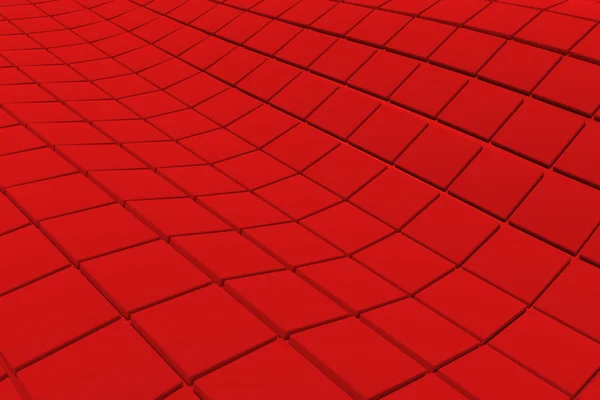 Wavy surface made of cubes, abstract background — Stock Photo, Image