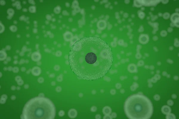 Vetenskaplig illustration av celler divideras med osmos — Stockfoto