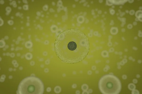 Naukowe ilustracja podzielenie przez osmozę komórek — Zdjęcie stockowe