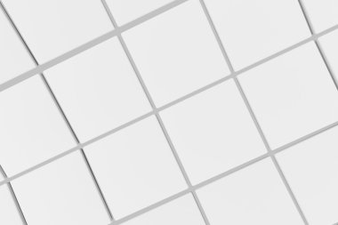 Dalgalı yüzeyi beyaz küpleri parlayan arka plan ile yapılmış