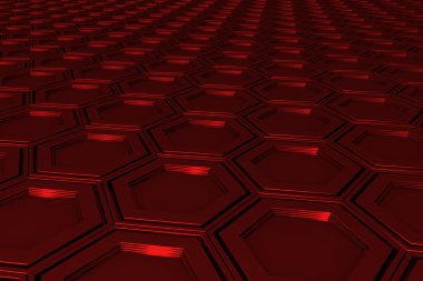 Endüstriyel arka plan altıgen yaptı