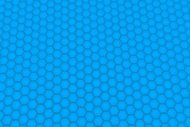 Arka plan ışık mavi altıgenler altıgen duvarına yapılan.