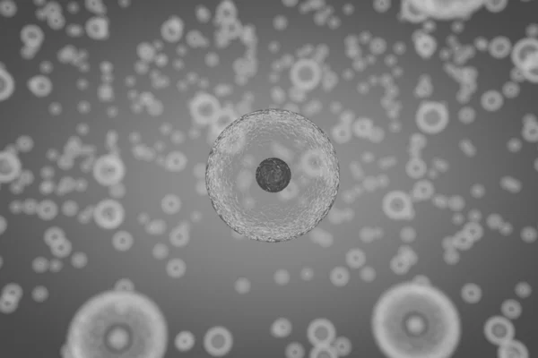 Cellák felosztása az ozmózis tudományos illusztráció — Stock Fotó