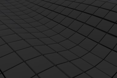 Dalgalı yüzeyi küp, arka plan yaptı