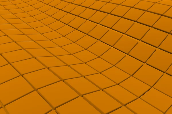 Superficie ondulata fatta di cubi, sfondo astratto — Foto Stock