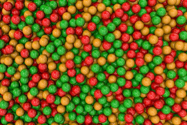 3d render of colorful balls set background — Stock Photo, Image