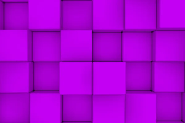 Mur de cubes violets. Contexte abstrait — Photo