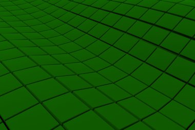 Dalgalı yüzeyi küp, arka plan yaptı