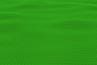 Dalgalı yüzeyi küp, arka plan yaptı