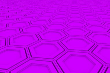 Arka plan altıgenler duvarına Menekşe altıgen yaptı