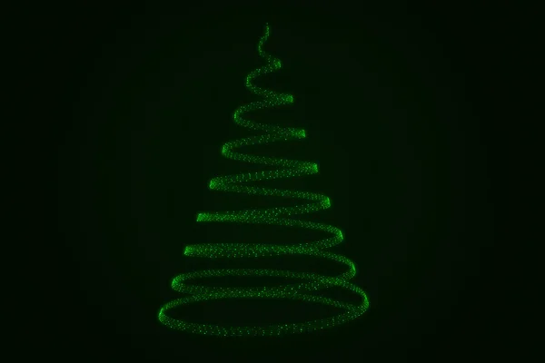 Saçılan parlak Noel ağacı