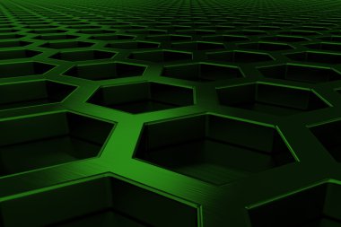 Fırçalanmış metal altıgen ızgara