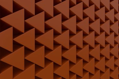 Plastik prizmalar duvarına