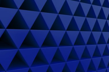 Plastik prizmalar duvarına