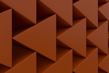 Plastik prizmalar duvarına