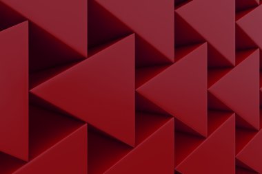 Plastik prizmalar duvarına