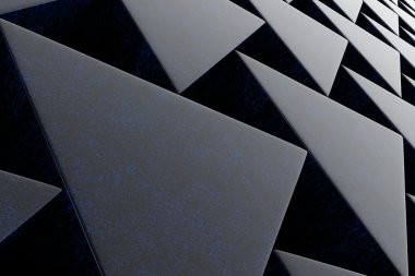 Taş prizmalar duvarına