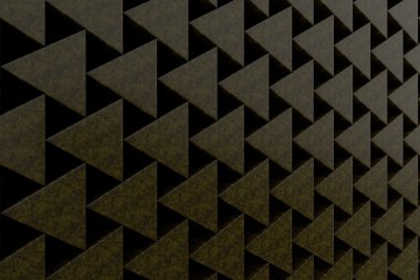 Taş prizmalar duvarına