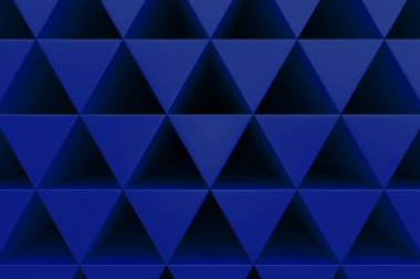 Plastik prizmalar duvarına