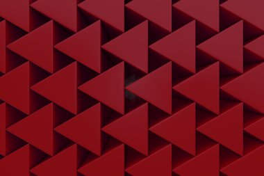 Plastik prizmalar duvarına