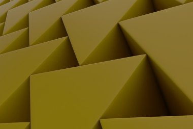 Plastik prizmalar duvarına