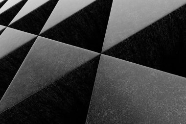 Taş prizmalar duvarına