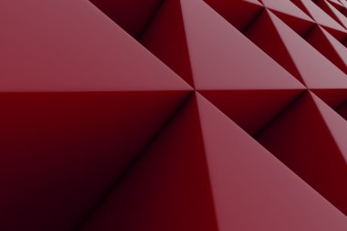 Plastik prizmalar duvarına