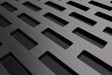 Dikdörtgen metal rendeleyin, hoparlör ızgara