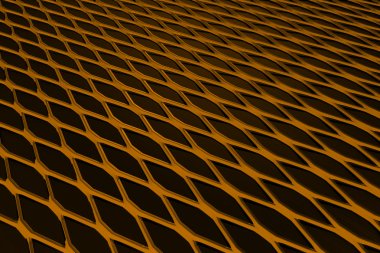 Metal rendeleyin, hoparlör ızgara