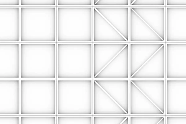 Parede de azulejos retangulares com elementos diagonais — Fotografia de Stock