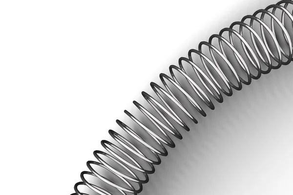 Pile of metal springs and coils — Stock Photo, Image