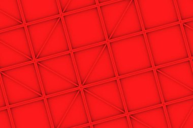 Duvar diagonal elemanları ile dikdörtgen döşeme