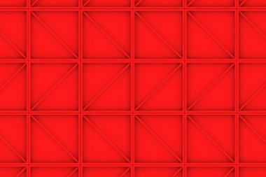 Duvar diagonal elemanları ile dikdörtgen döşeme