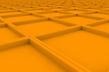 Duvar diagonal elemanları ile dikdörtgen döşeme