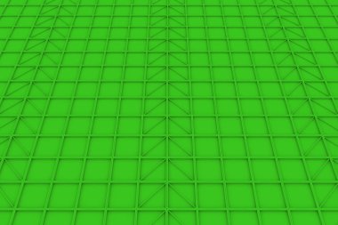 Duvar diagonal elemanları ile dikdörtgen döşeme