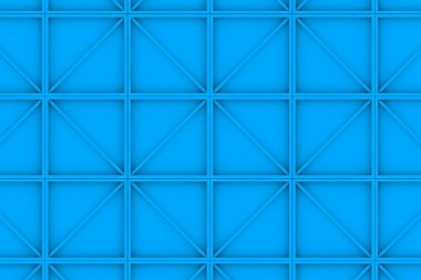 Duvar diagonal elemanları ile dikdörtgen döşeme