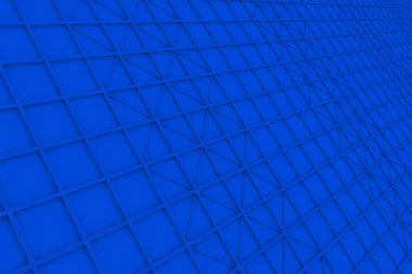 Duvar diagonal elemanları ile dikdörtgen döşeme