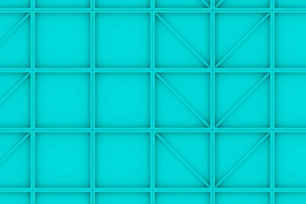 Parede de azulejos retangulares com elementos diagonais — Fotografia de Stock