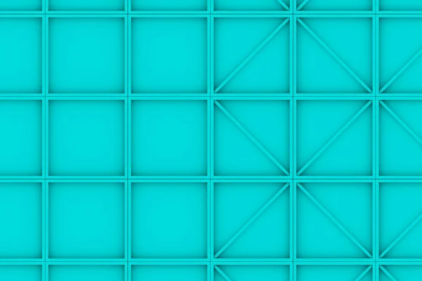 Wall of rectangle tiles with diagonal elements — Stock Photo, Image