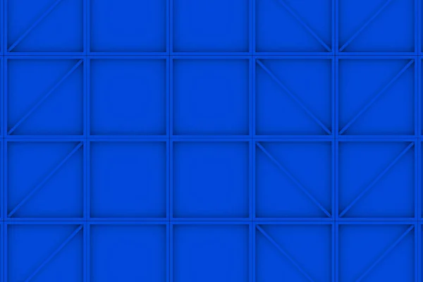 Parete di piastrelle rettangolari con elementi diagonali — Foto Stock
