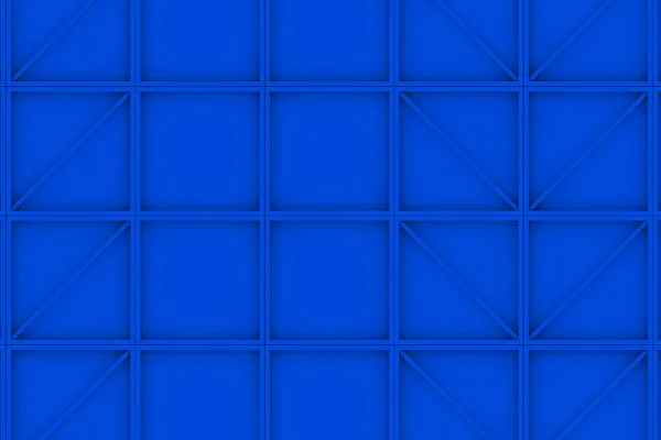 Wall of rectangle tiles with diagonal elements — Stock Photo, Image