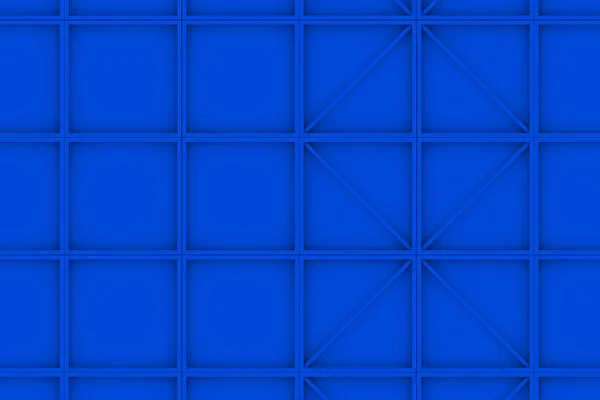 Duvar diagonal elemanları ile dikdörtgen döşeme — Stok fotoğraf