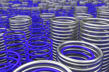 Metal ve plastik yaylar ve bataryaları