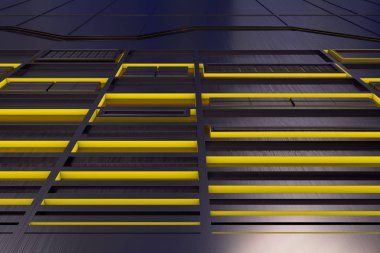 Fütüristik teknolojik veya endüstriyel arka plan Bod yapılan